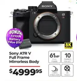 Teds Cameras Sony A7R V offer