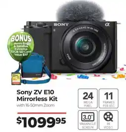 Teds Cameras Sony ZV E10 offer