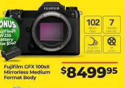 Teds Cameras Fujifilm GFX 100sll offer