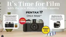 Teds Cameras Pentax 17 offer