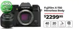 Teds Cameras Fujifilm X-T50 offer