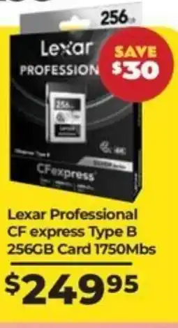 Teds Cameras Lexar Professional CF express offer