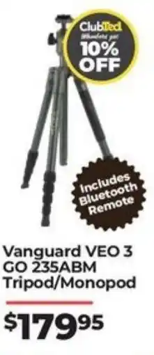 Teds Cameras Vanguard VEO 3 GO offer
