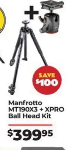 Teds Cameras Manfrotto MT190X3 + XPRO offer