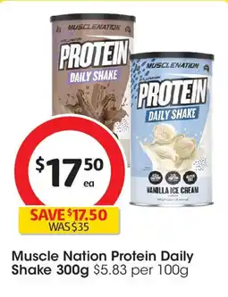 Coles Muscle Nation Protein Daily Shake offer