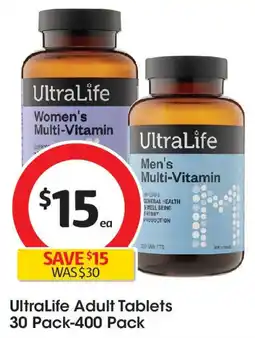 Coles UltraLife Adult Tablets offer