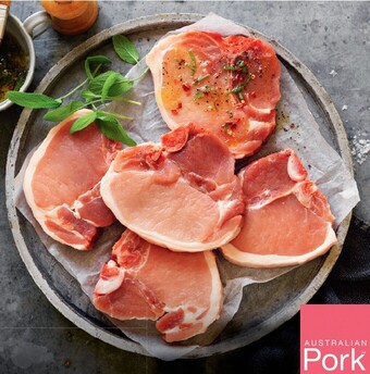 IGA Australian Pork Midloin Chops offer