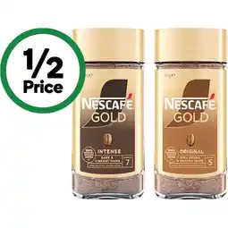 Woolworths ﻿Nescafe Gold Coffee 180-200g offer