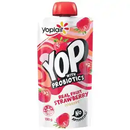 Woolworths Yoplait YOP Kids Yoghurt Pouch 130g – From the Fridge offer