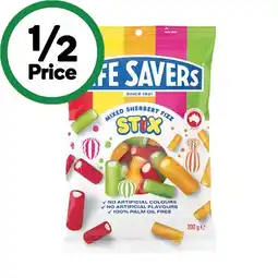 Woolworths Life Savers 150-200g offer