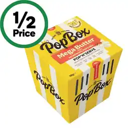 Woolworths Pop Box Microwave Popcorn 100g offer