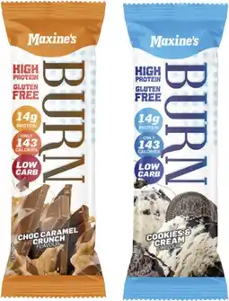 Coles Maxine's Burn High Protein Bar 40g offer