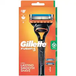 Woolworths Gillette Fusion 5 Manual Men’s Shaving Razor with 2 Cartridges offer