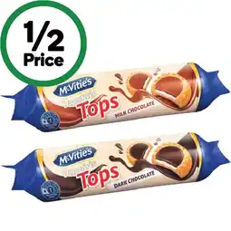 Woolworths McVitie’s Digestives Tops Biscuits 100g offer