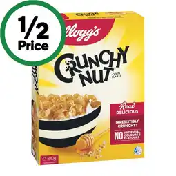 Woolworths Kellogg’s Crunchy Nut Corn Flakes 640g offer