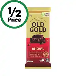 Woolworths Cadbury Old Gold Block 175-180g offer