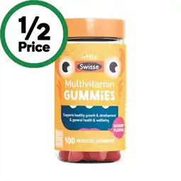 Woolworths Little Swisse Multivitamin Gummies Pk 100 offer