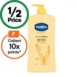 Woolworths Vaseline Intensive Care Body Lotion 750ml offer