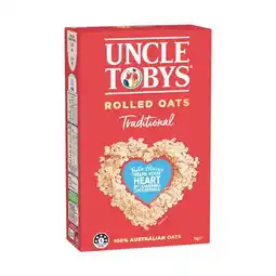 Woolworths Uncle Tobys Oats 1 kg offer