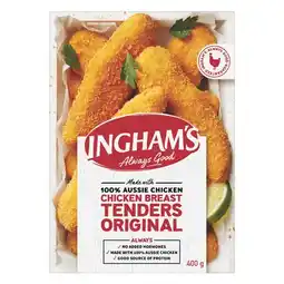 Woolworths Ingham’s Chicken Breast Tenders or Nuggets 400g offer