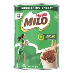 Woolworths Nestle Milo Less Sugar 395g or Milo 460g offer