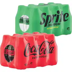 Woolworths Coca-Cola Classic, Zero Sugar or Sprite Soft Drink Varieties 12 x 300ml offer