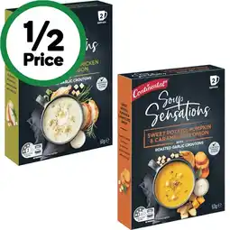Woolworths Continental Soup Sensations 40-70g Pk 2 offer