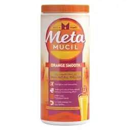 Woolworths Metamucil Smooth Fibre Powder 72 Doses 425g† offer