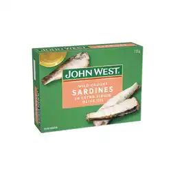 Woolworths John West Sardines 110g offer