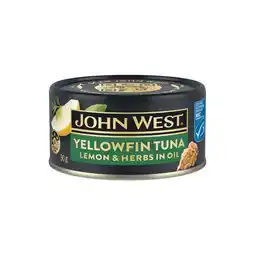Woolworths John West Yellowfin Tuna 90g offer