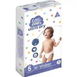 Woolworths Little Ones Walker Nappy Pk 44 offer