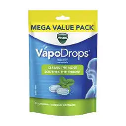 Woolworths Vicks Vapodrops Throat Lozenges Pk 42 offer