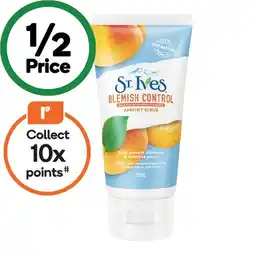 Woolworths St. Ives Blemish Control Apricot Scrub 150ml offer