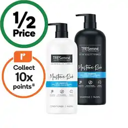 Woolworths TRESemme Shampoo or Conditioner 940ml offer