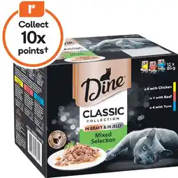 Woolworths Dine Classic Wet Cat Food Pk 12 x 85g offer