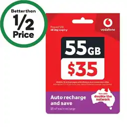 Woolworths Vodafone $35 Starter PackΔ offer