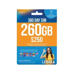 Woolworths Lebara $250 Starter Pack offer