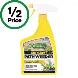 Woolworths Brunnings Weed Control Ready to Use 1 Litre offer