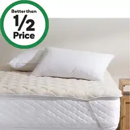 Woolworths Sheraton Luxury Teddy Mattress Topper - Ivory offer