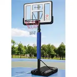 Woolworths Everfit 3.05M Basketball Hoop Stand System Adjustable Height Portable Pro Blue offer