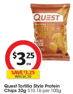 Coles Quest Tortilla Style Protein Chips offer