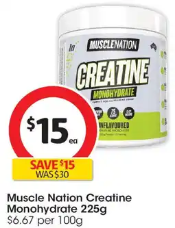Coles Muscle Nation Creatine Monohydrate offer