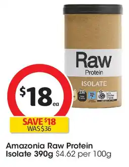 Coles Amazonia Raw Protein Isolate offer