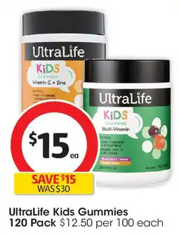 Coles UltraLife Kids Gummies offer