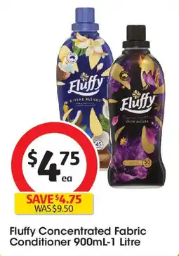 Coles Fluffy Concentrated Fabric Conditioner offer