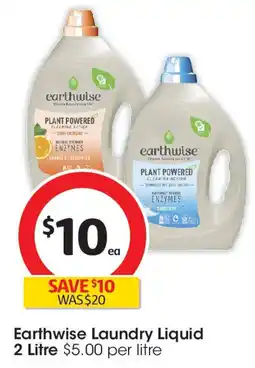 Coles Earthwise Laundry Liquid offer
