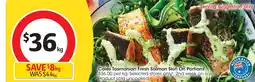 Coles Coles Tasmanian Fresh Salmon Skin On Portions offer