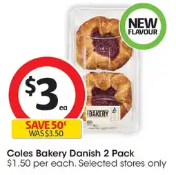 Coles Coles Bakery Danish offer