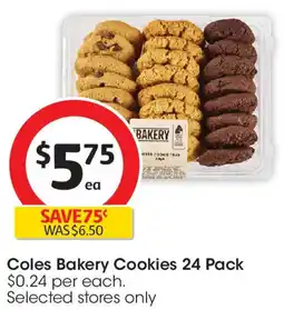 Coles Coles Bakery Cookies offer