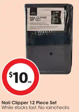 Coles Nail Clipper 12 Piece Set offer